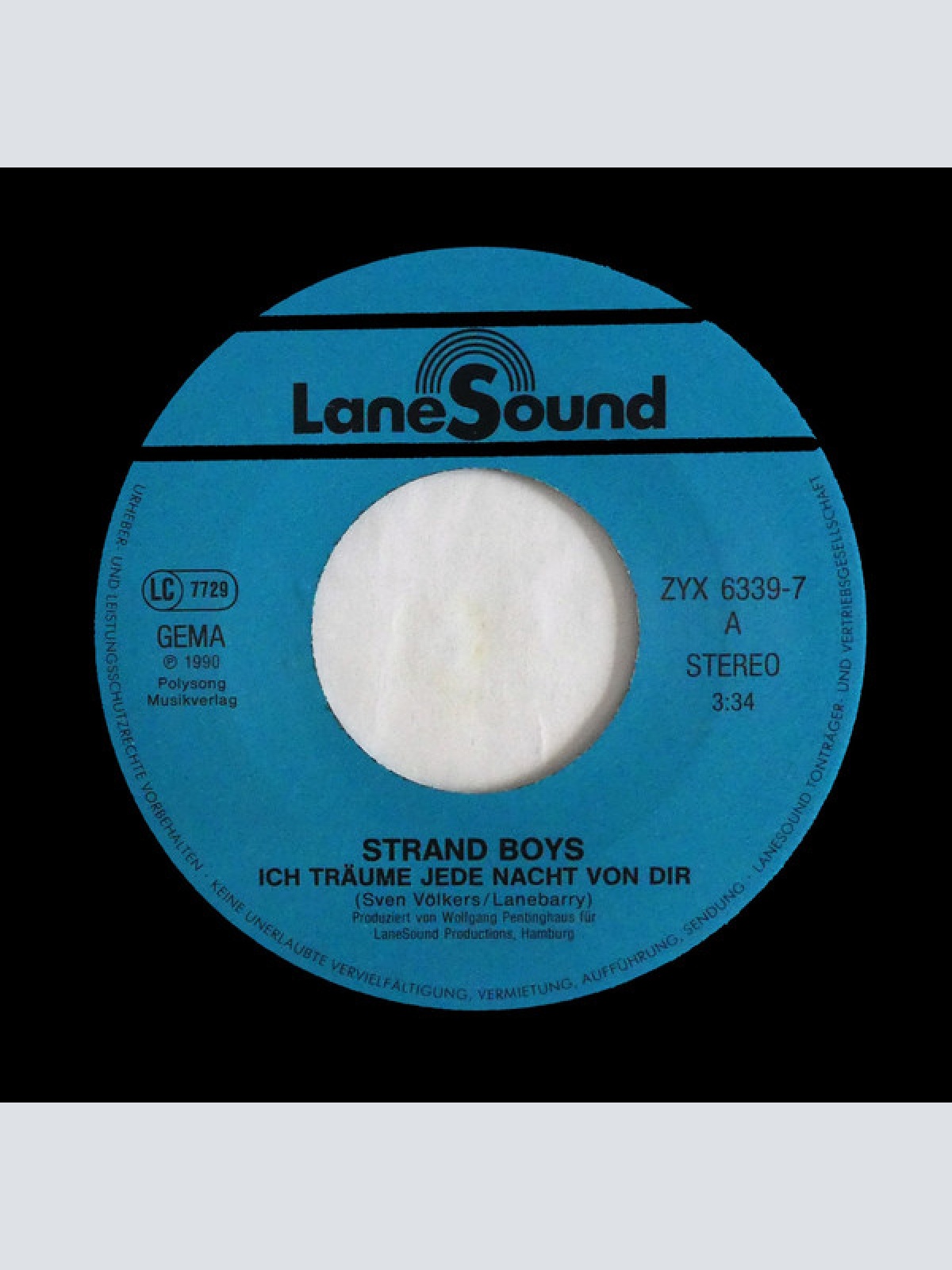 Vinyl / Strand Boys - Ich Träume Jede Nacht Von Dir