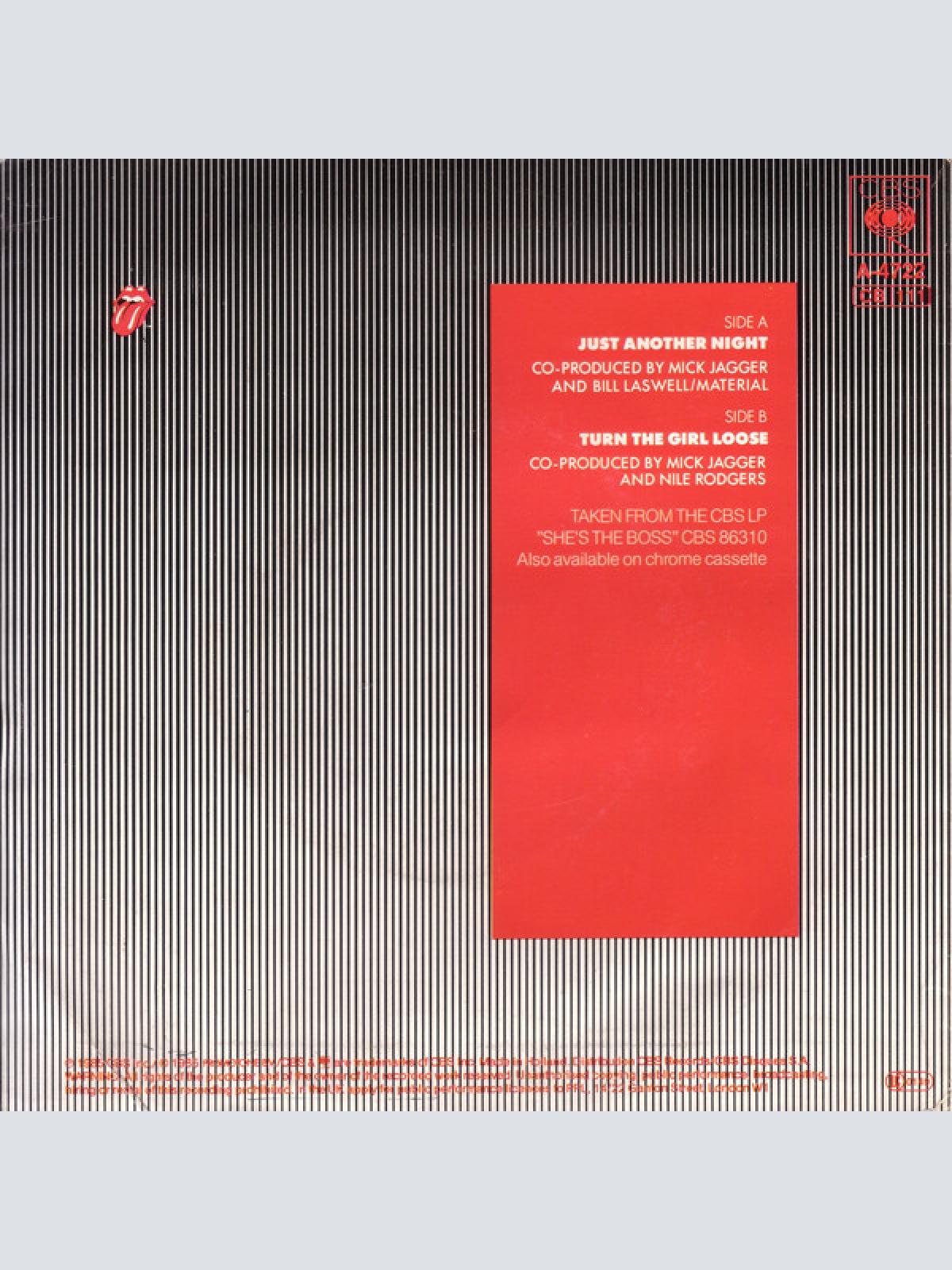 Vinyl / Mick Jagger - Just Another Night