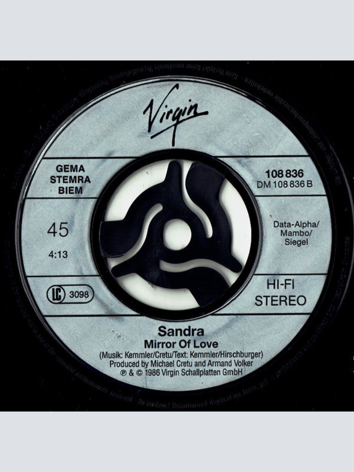 Vinyl / Sandra - Midnight Man