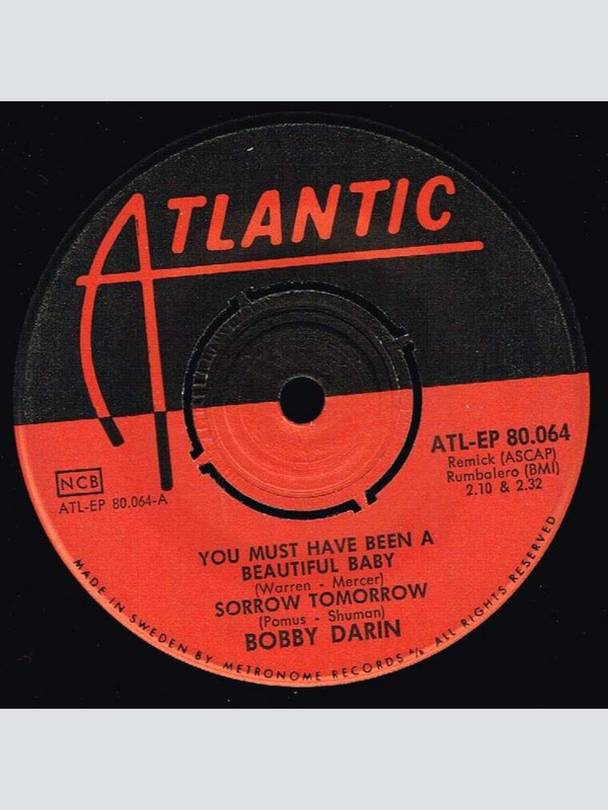 Vinyl / Bobby Darin - You Must Have Been A Beautiful Baby