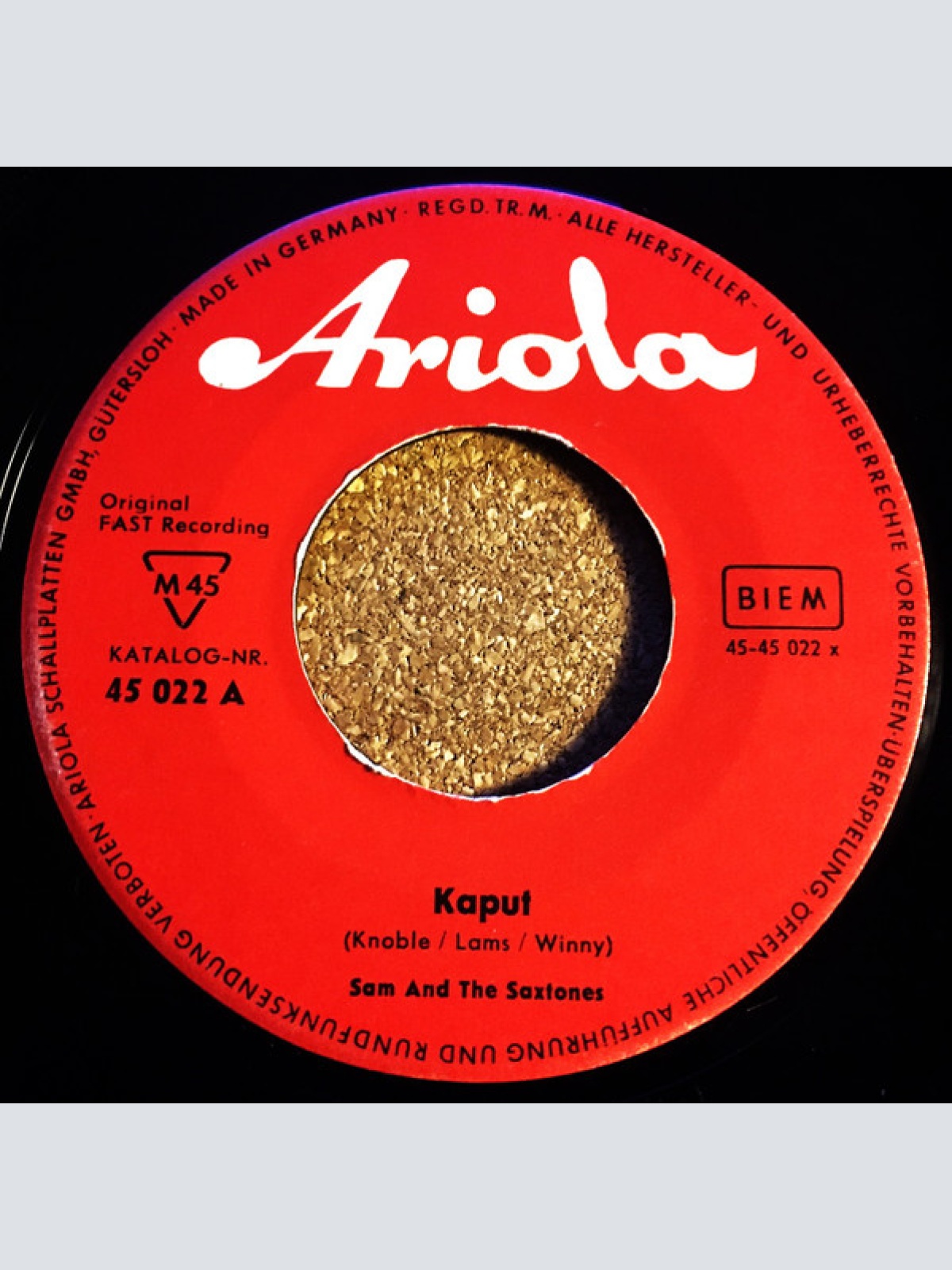 Vinyl / Sam And The Saxtones* - Kaput / Bongo Bongo Bongo