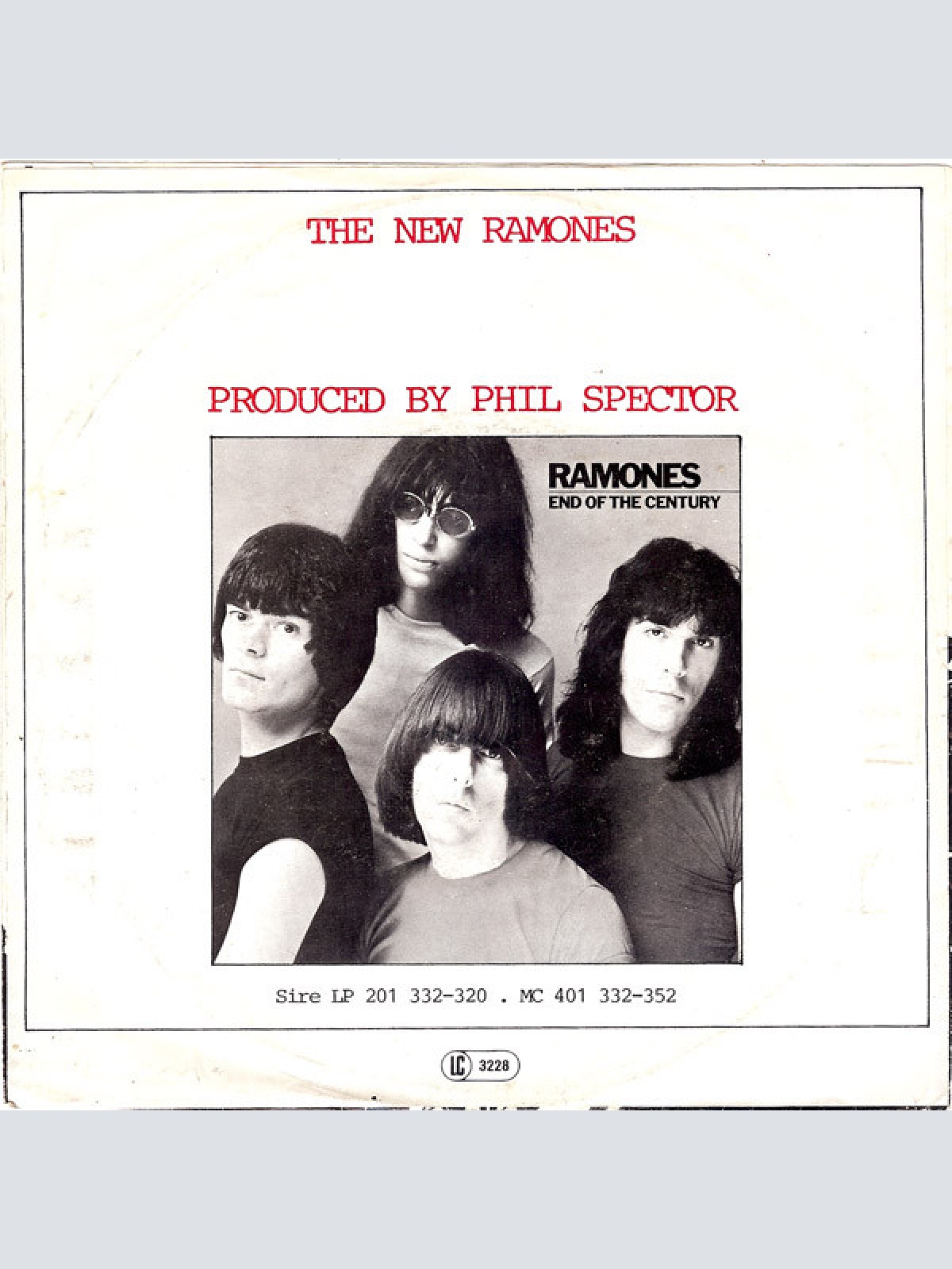 Vinyl / Ramones - Baby, I Love You