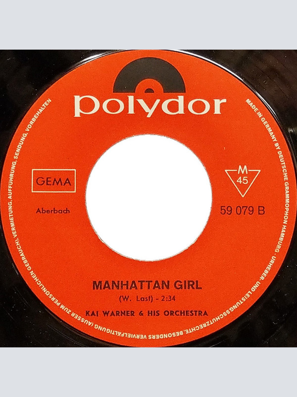 Vinyl / Kai Warner & His Orchestra* - I Was Kaiser Bill's Batman