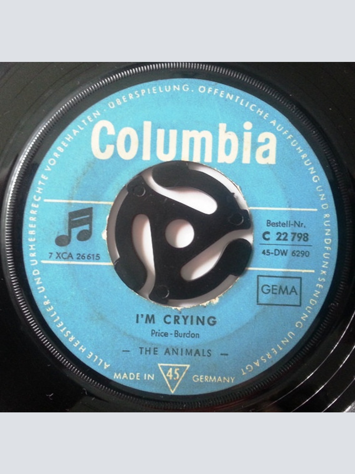 Vinyl / The Animals - I'm Crying