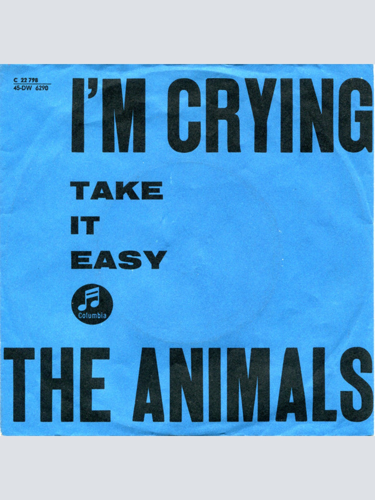 Vinyl / The Animals - I'm Crying