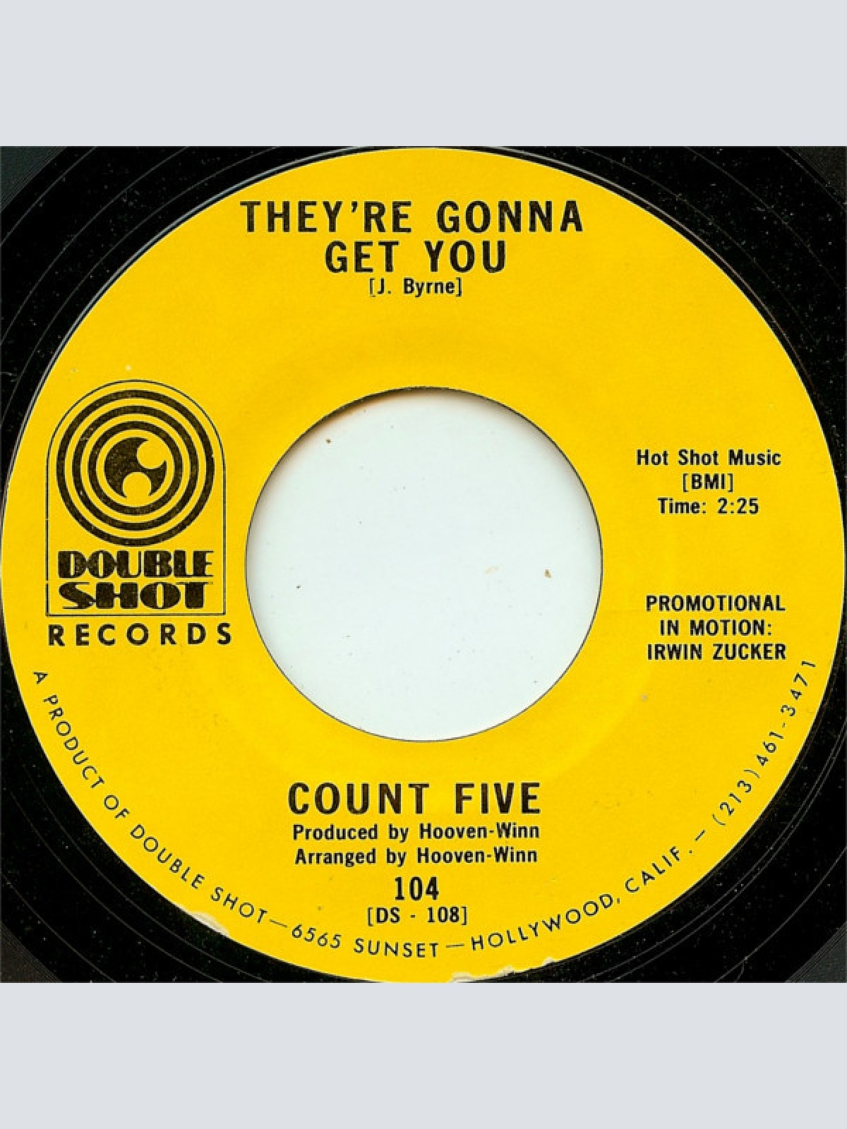 Vinyl / Count Five - Psychotic Reaction