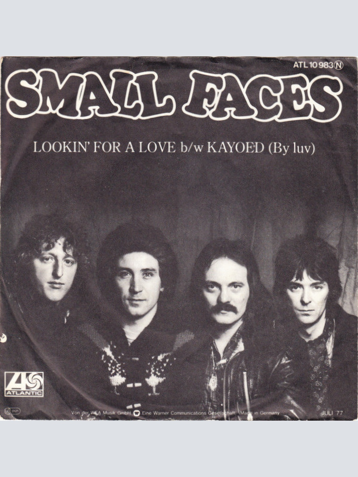 Vinyl / Small Faces - Lookin' For A Love B/W Kayoed (By Luv)