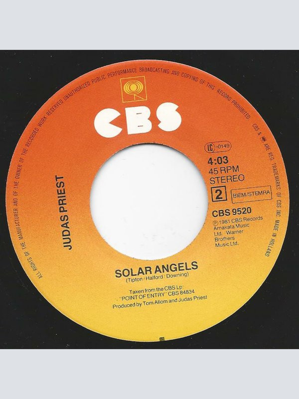 Vinyl / Judas Priest - Don't Go