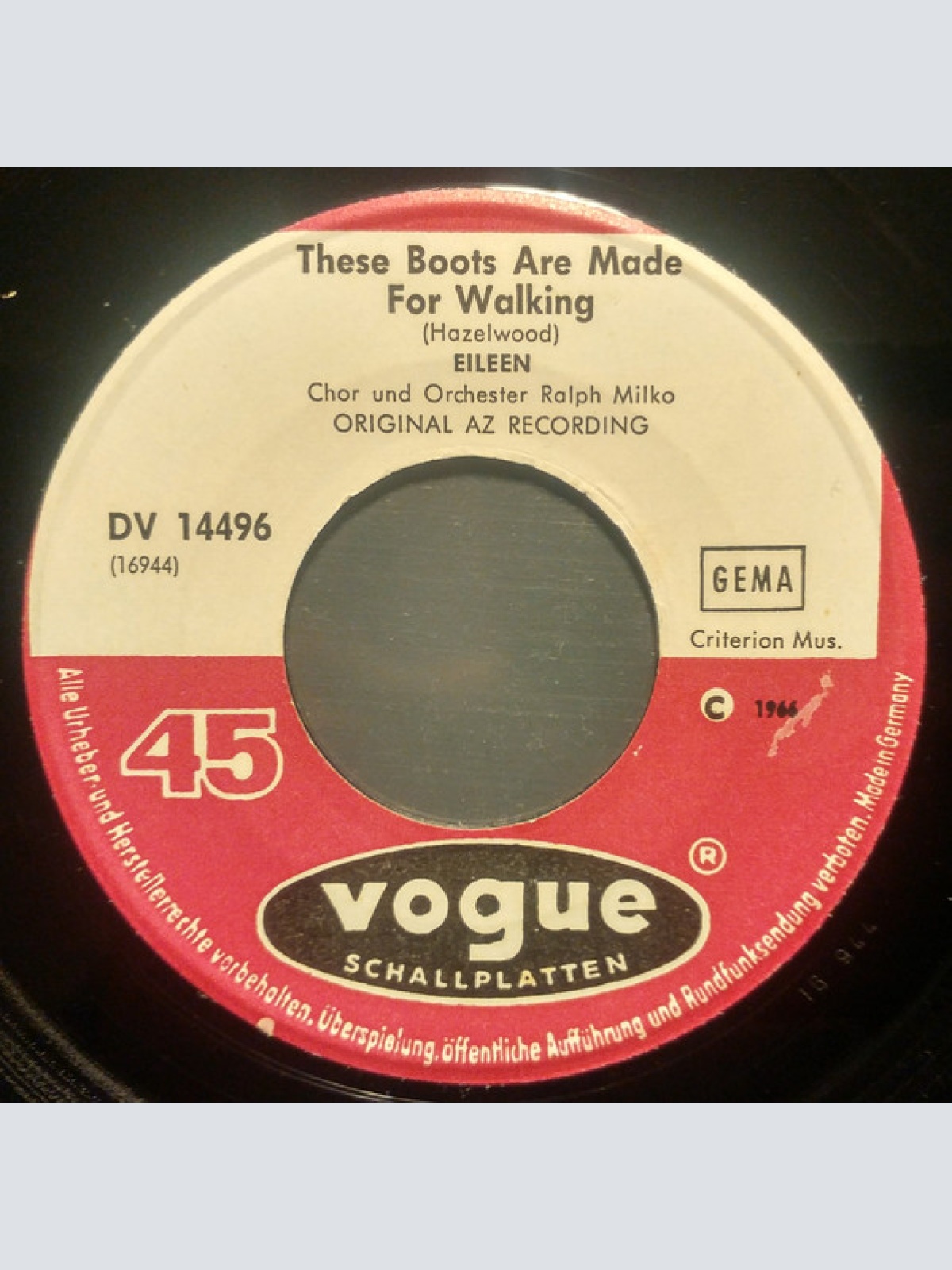 Vinyl / Eileen (2) - These Boots Are Made For Walking