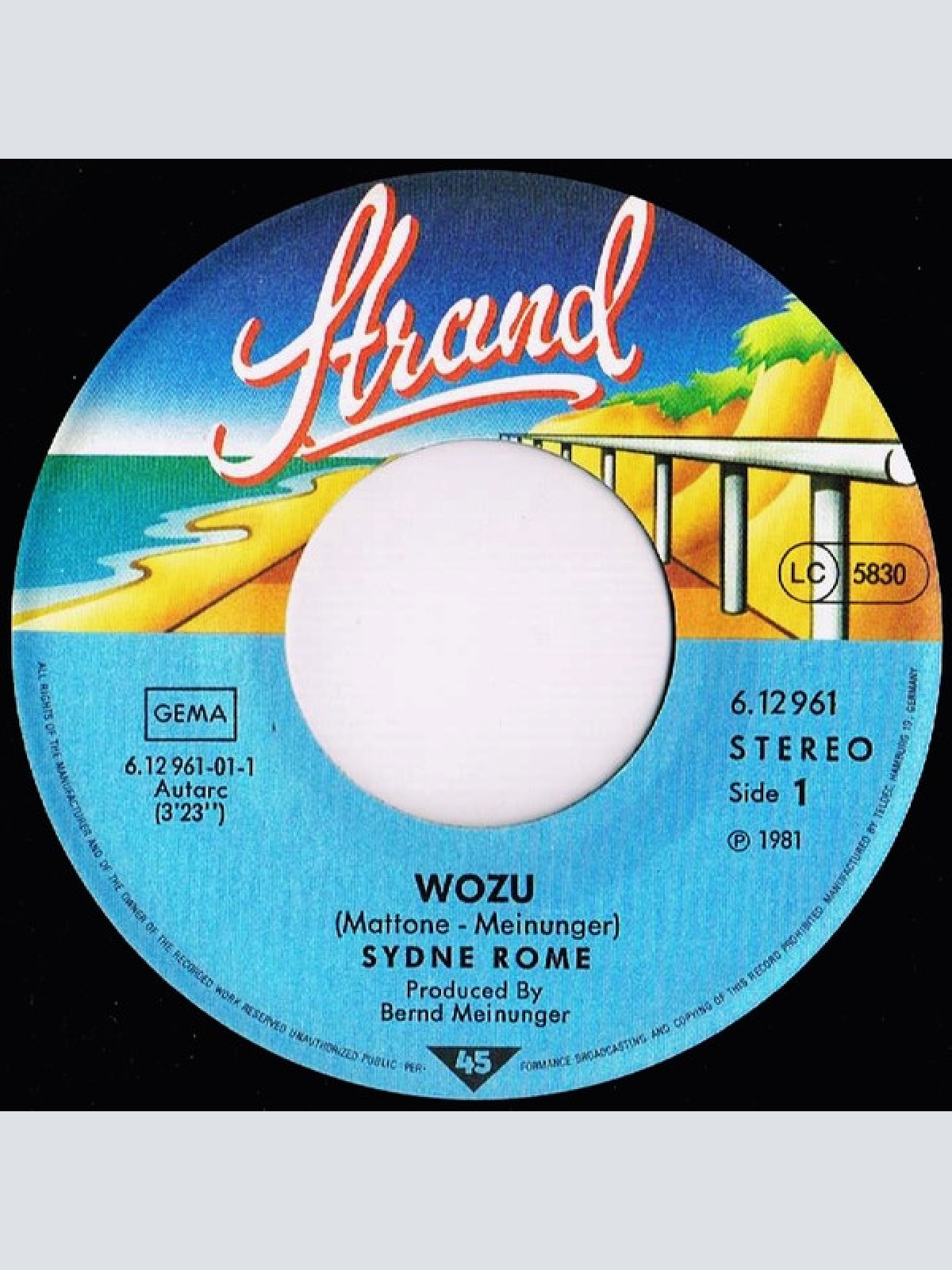 Vinyl / Sydne Rome - Wozu