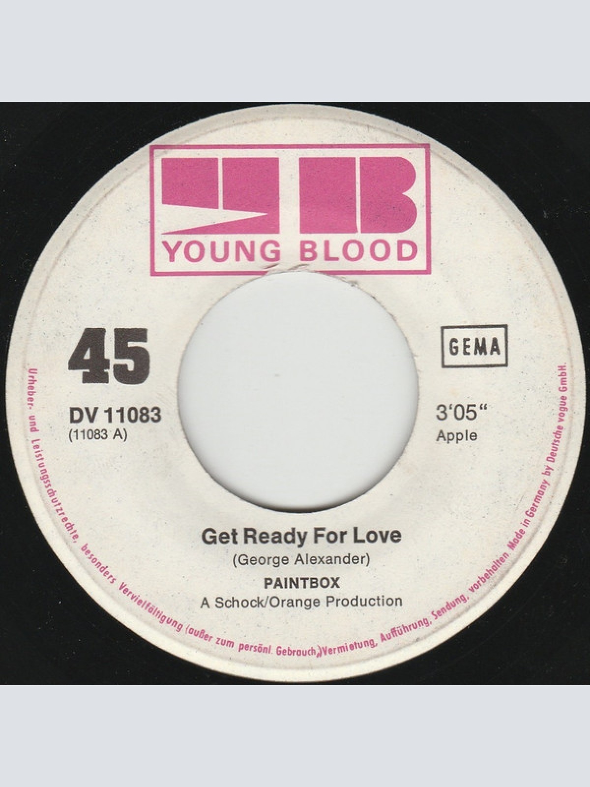 Vinyl / Paintbox (3) - Get Ready For Love