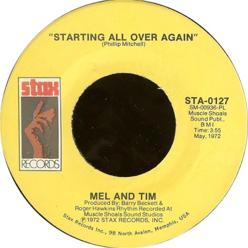 Vinyl / Mel And Tim* - Starting All Over Again / It Hurts To Want It So Bad