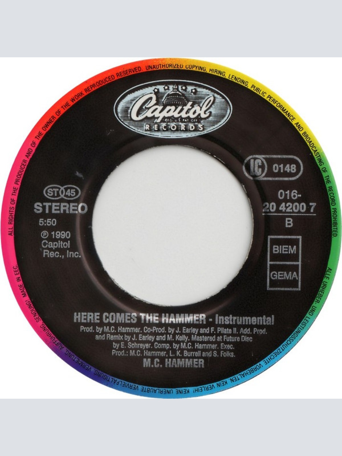 Vinyl / M.C.Hammer* - Here Comes The Hammer