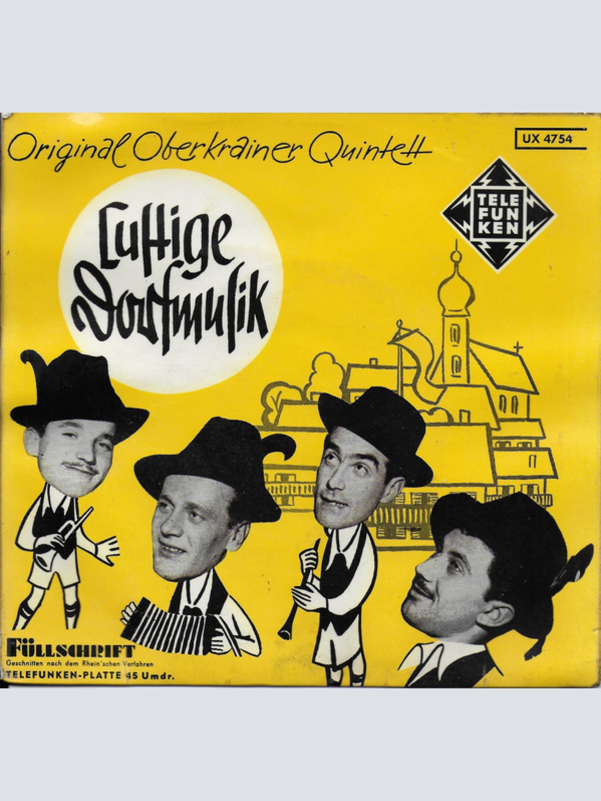 Vinyl / Original Oberkrainer Quintett* - Lustige Dorfmusik