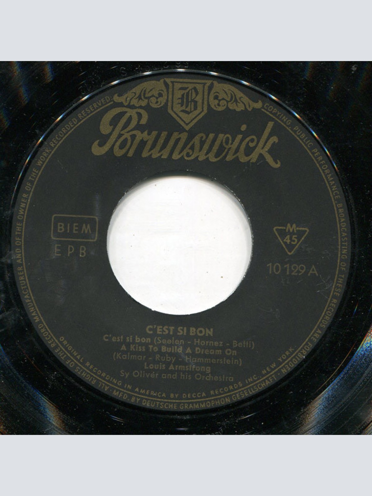 Vinyl / Louis Armstrong - C'est Si Bon