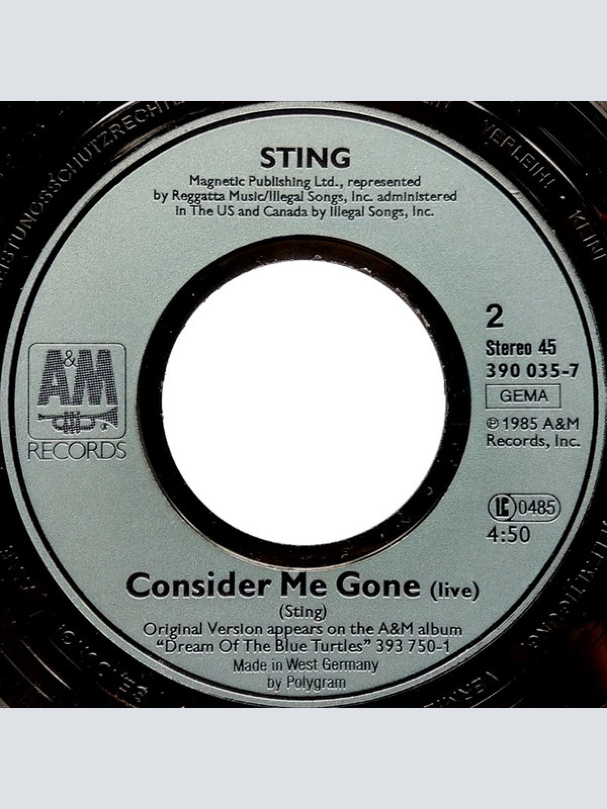 Vinyl / Sting - Love Is The Seventh Wave (New Mix)