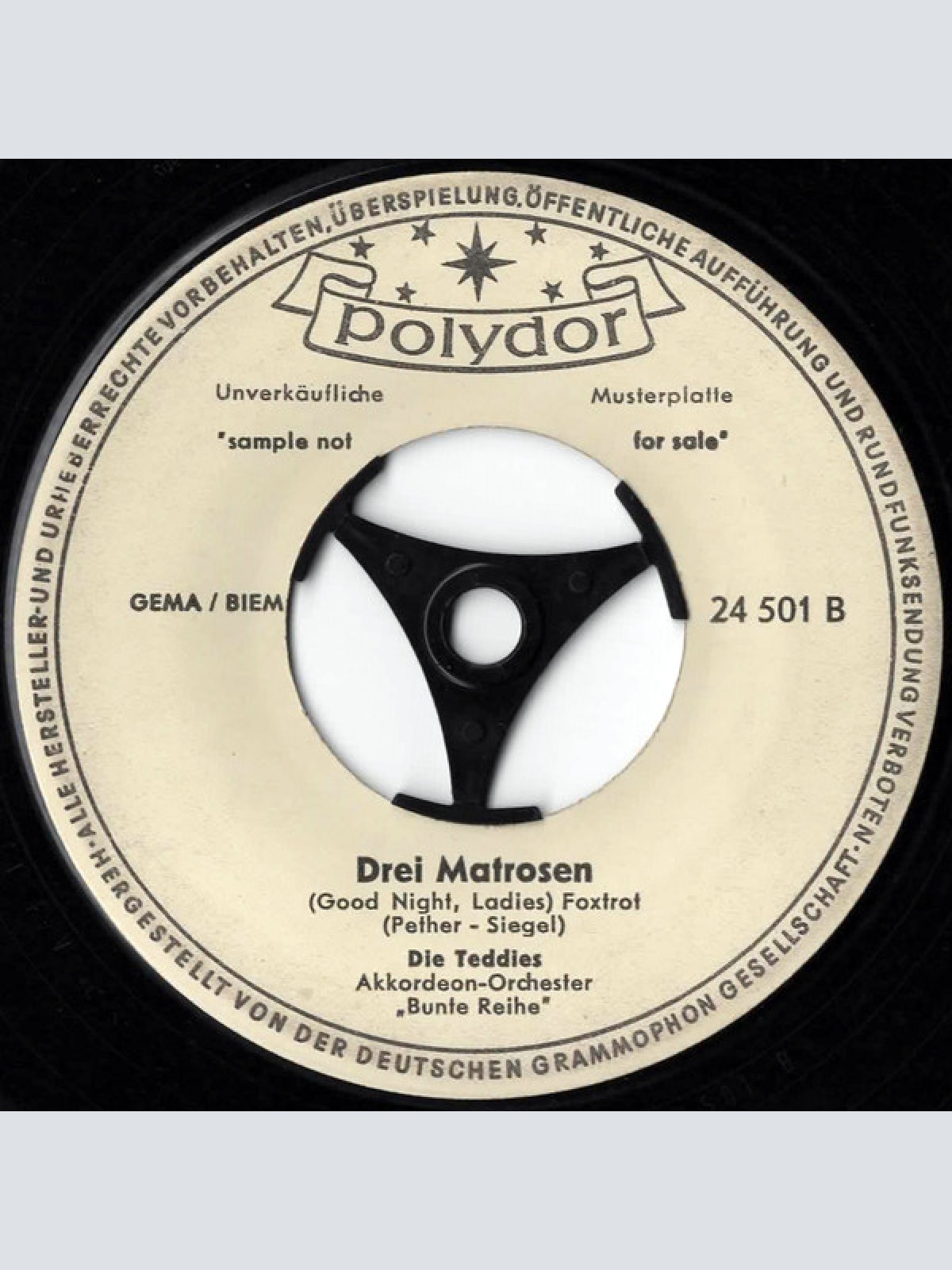 Vinyl / Die Teddies - Kannst Du Pfeifen, Johanna...