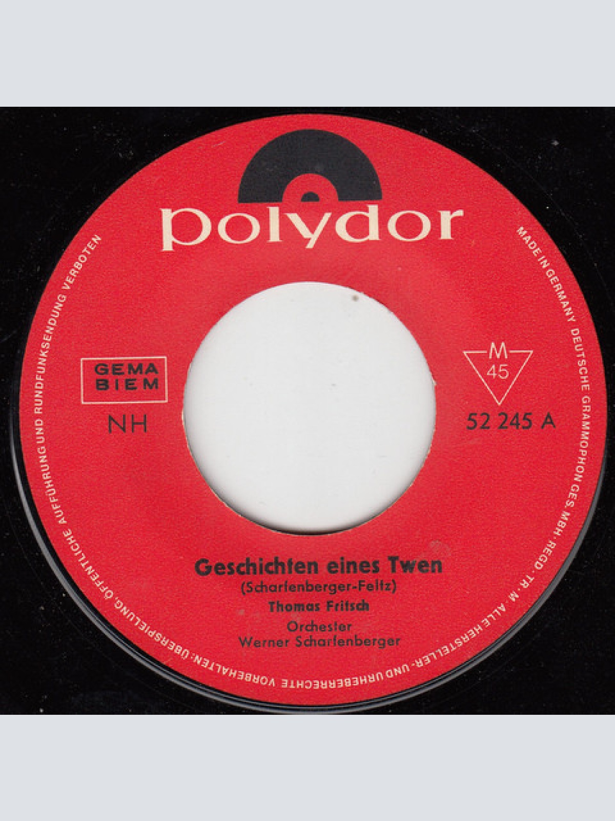 Vinyl / Thomas Fritsch - Geschichten Eines Twen
