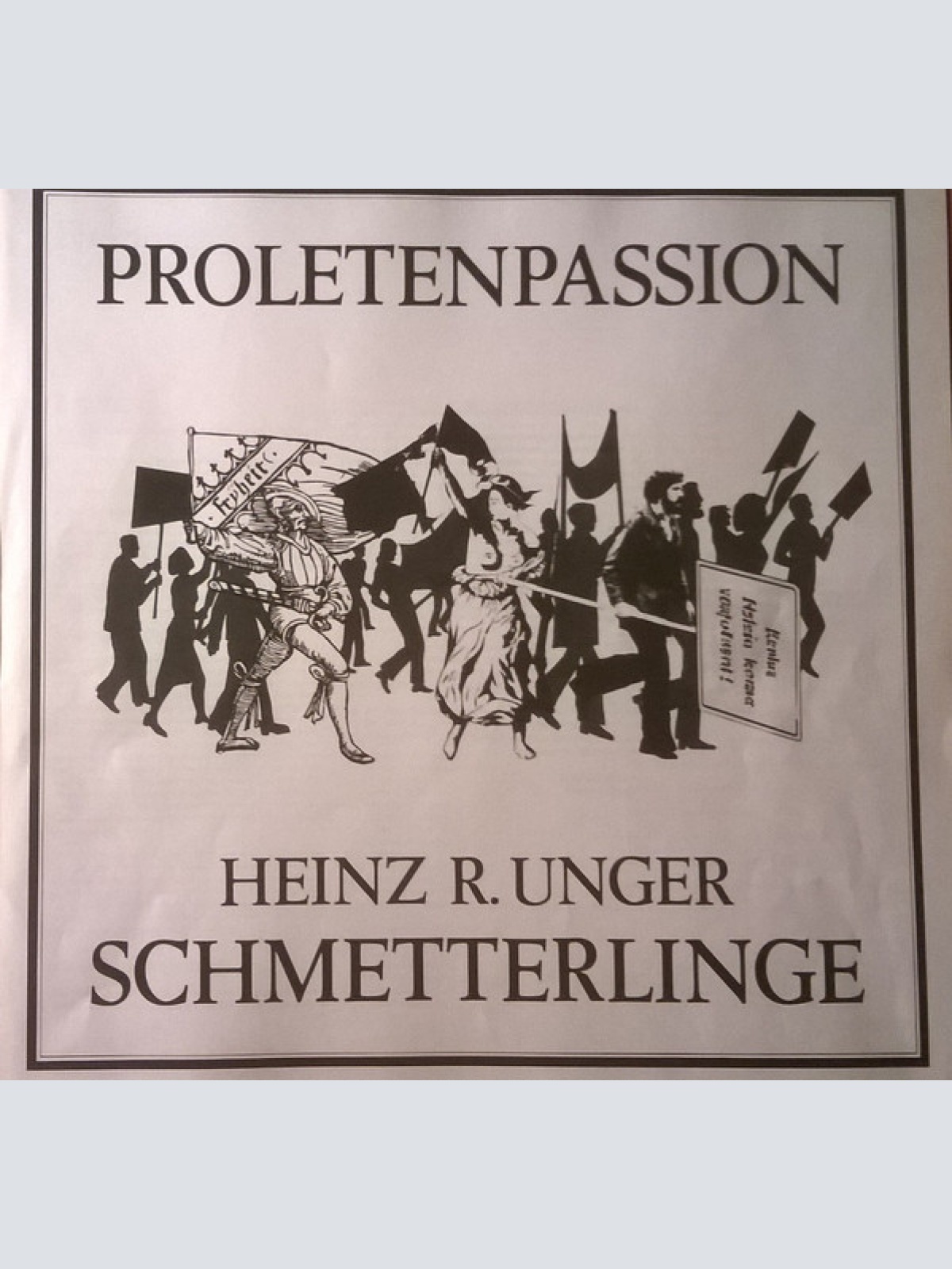 Vinyl / Schmetterlinge - Proletenpassion