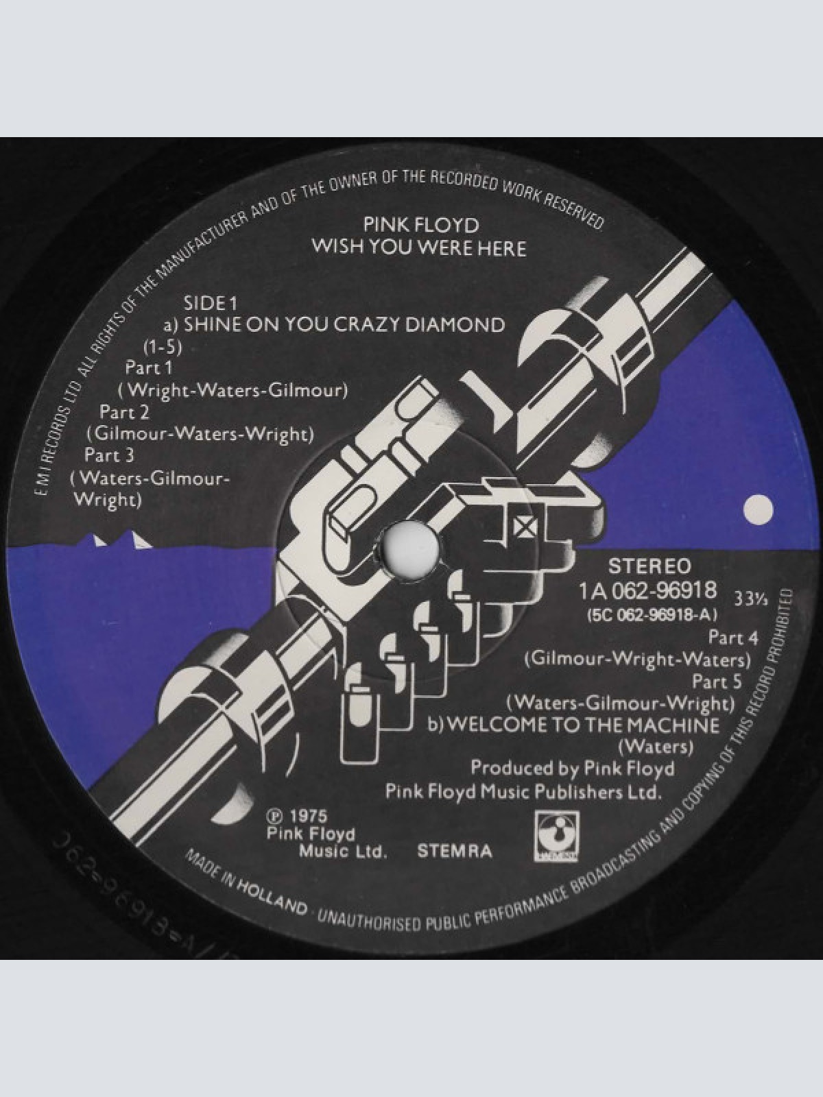 Vinyl / Pink Floyd - Wish You Were Here