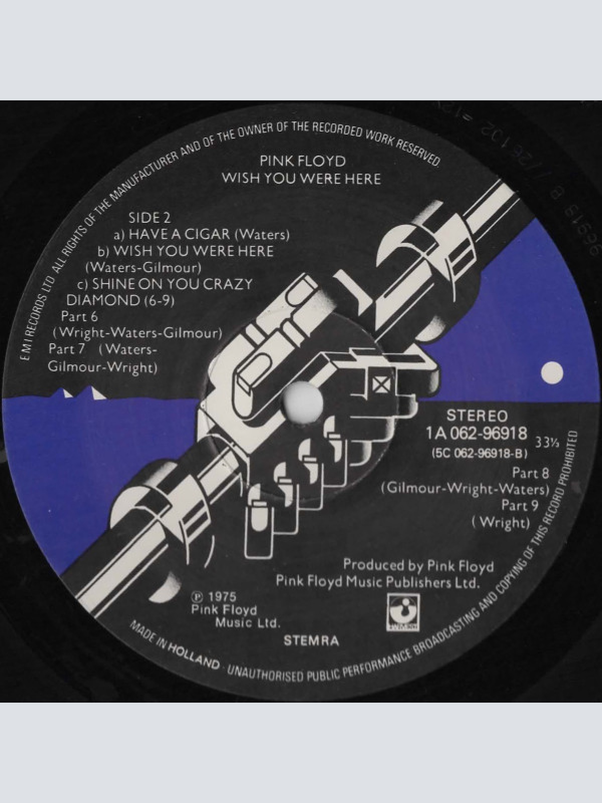 Vinyl / Pink Floyd - Wish You Were Here