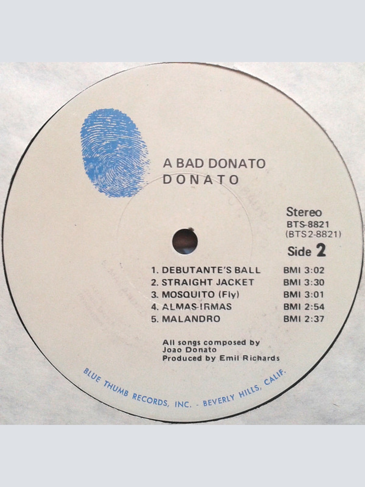 Vinyl / Donato* - A Bad Donato