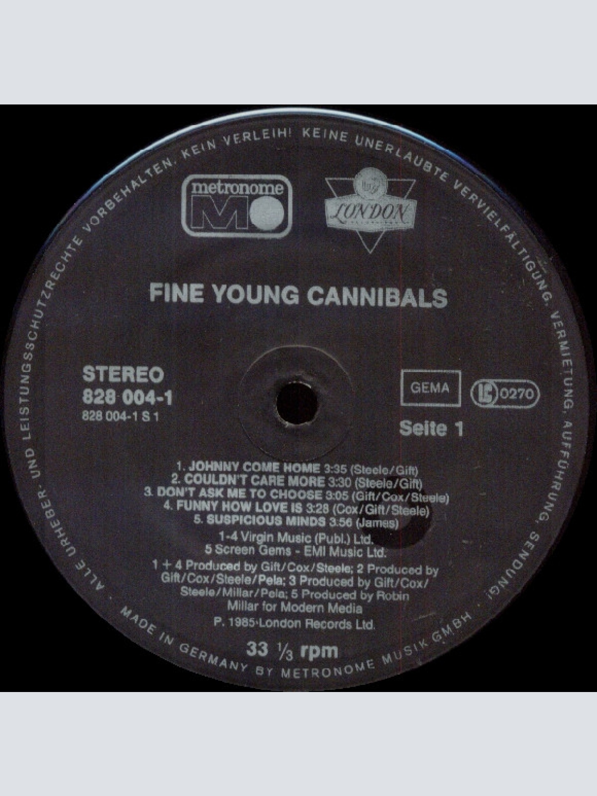 Vinyl / Fine Young Cannibals - Fine Young Cannibals