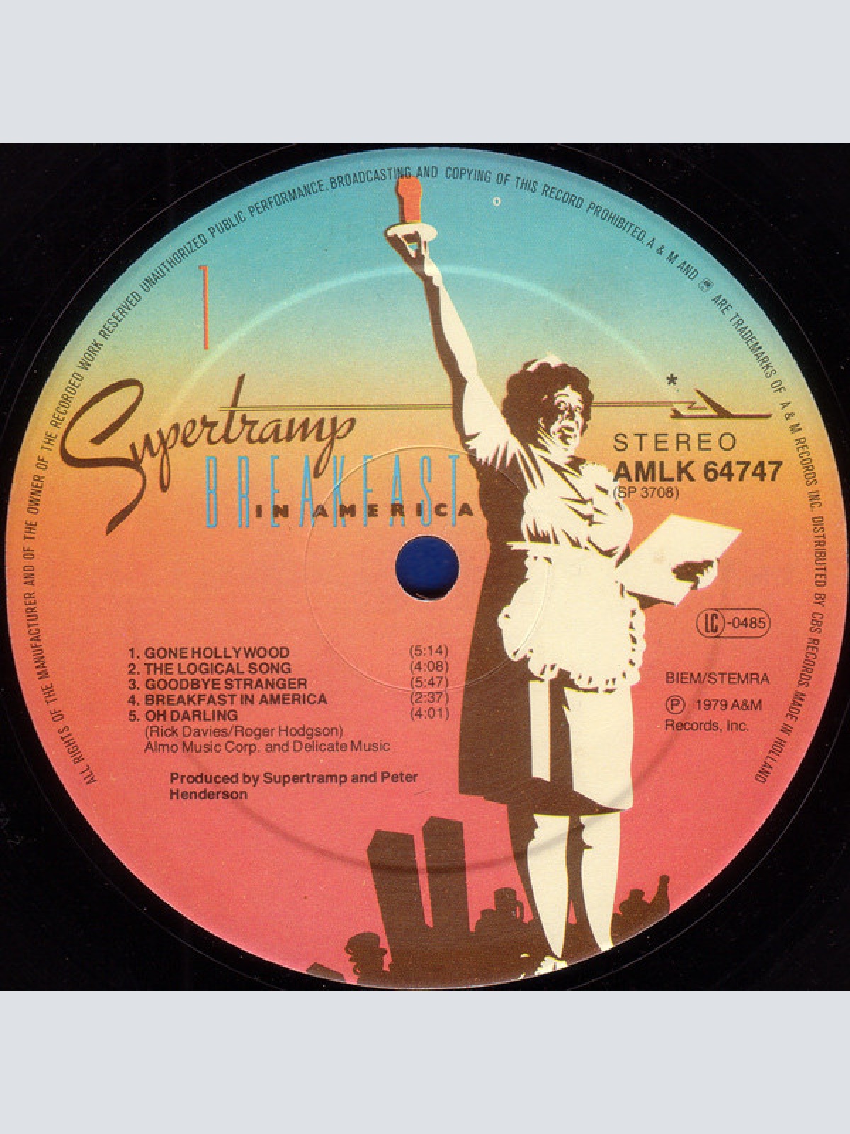 Vinyl / Supertramp - Breakfast In America