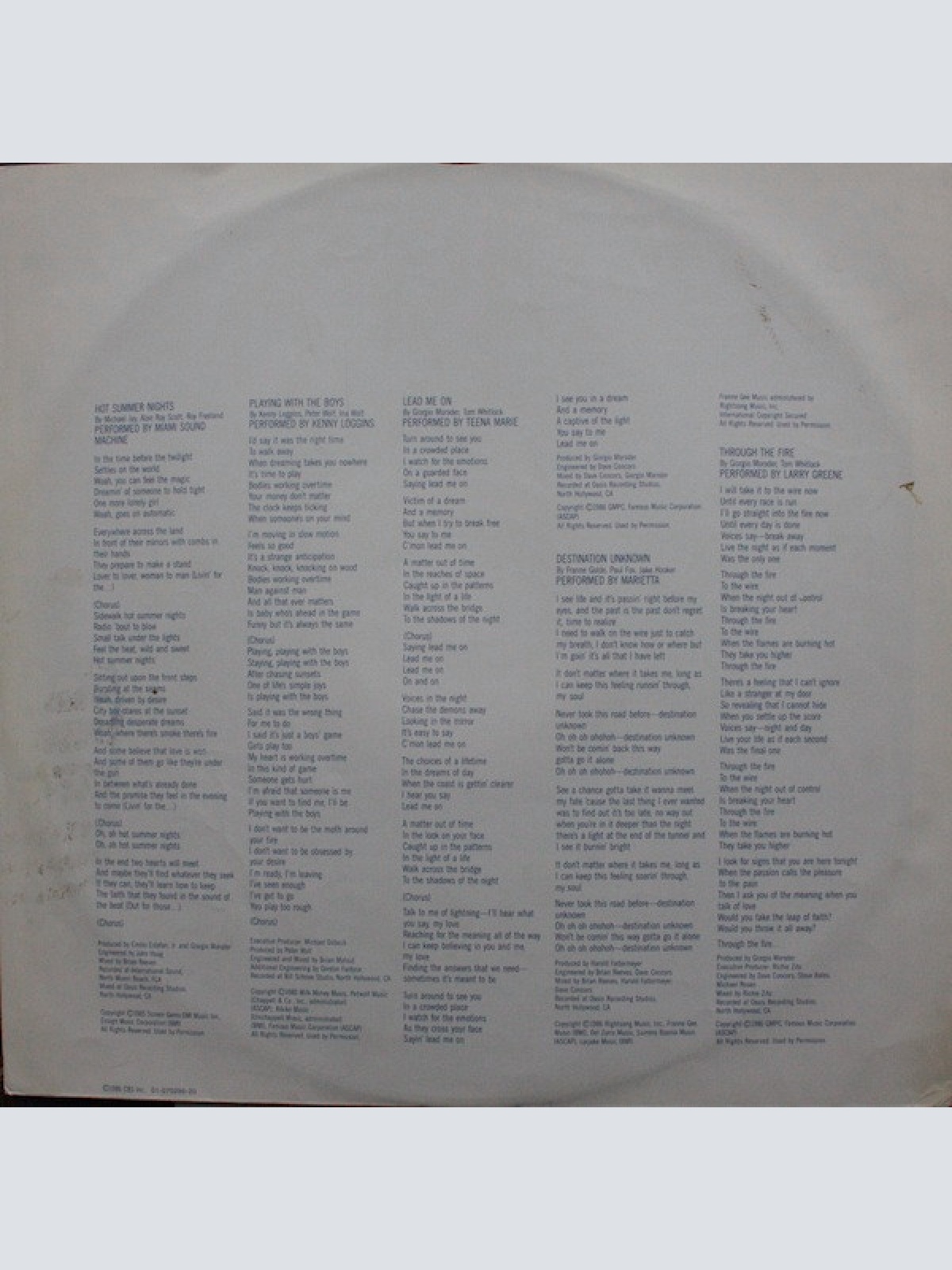 Vinyl / Various - Top Gun (Original Motion Picture Soundtrack)