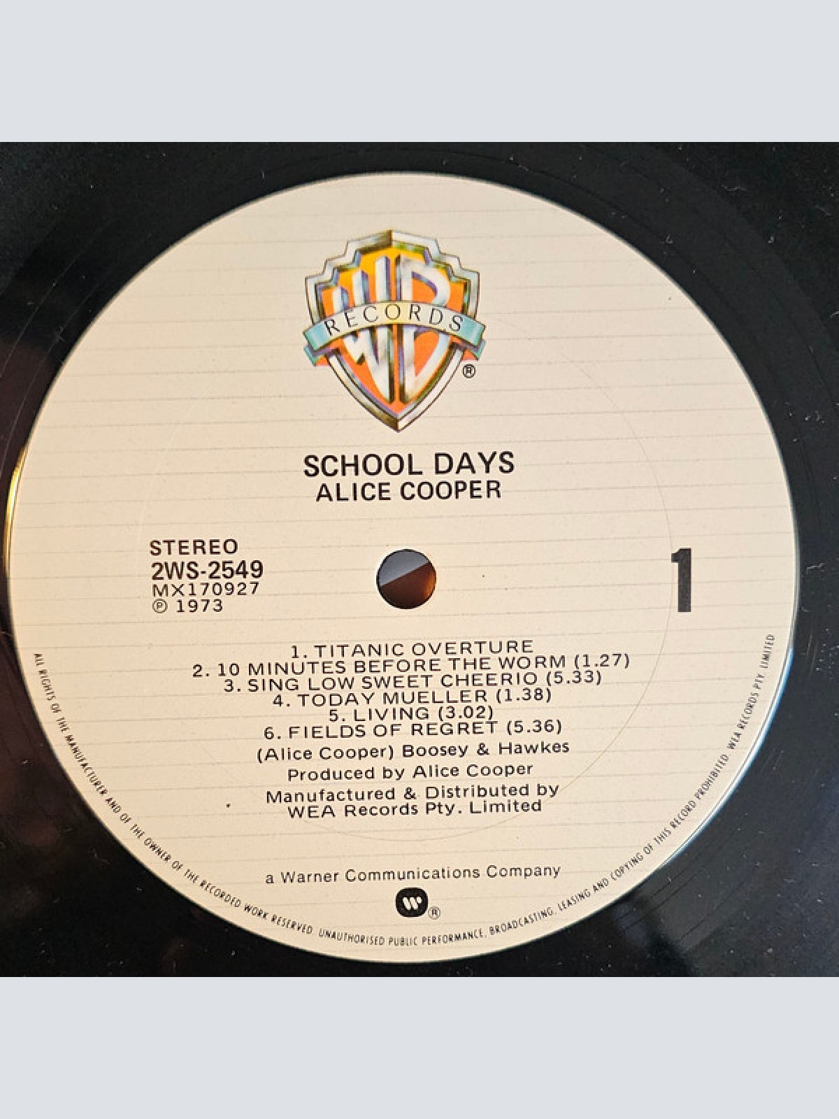 Vinyl / Alice Cooper - School Days - The Early Recordings