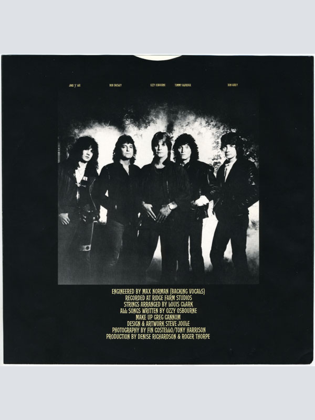 Vinyl / Ozzy Osbourne - Bark At The Moon