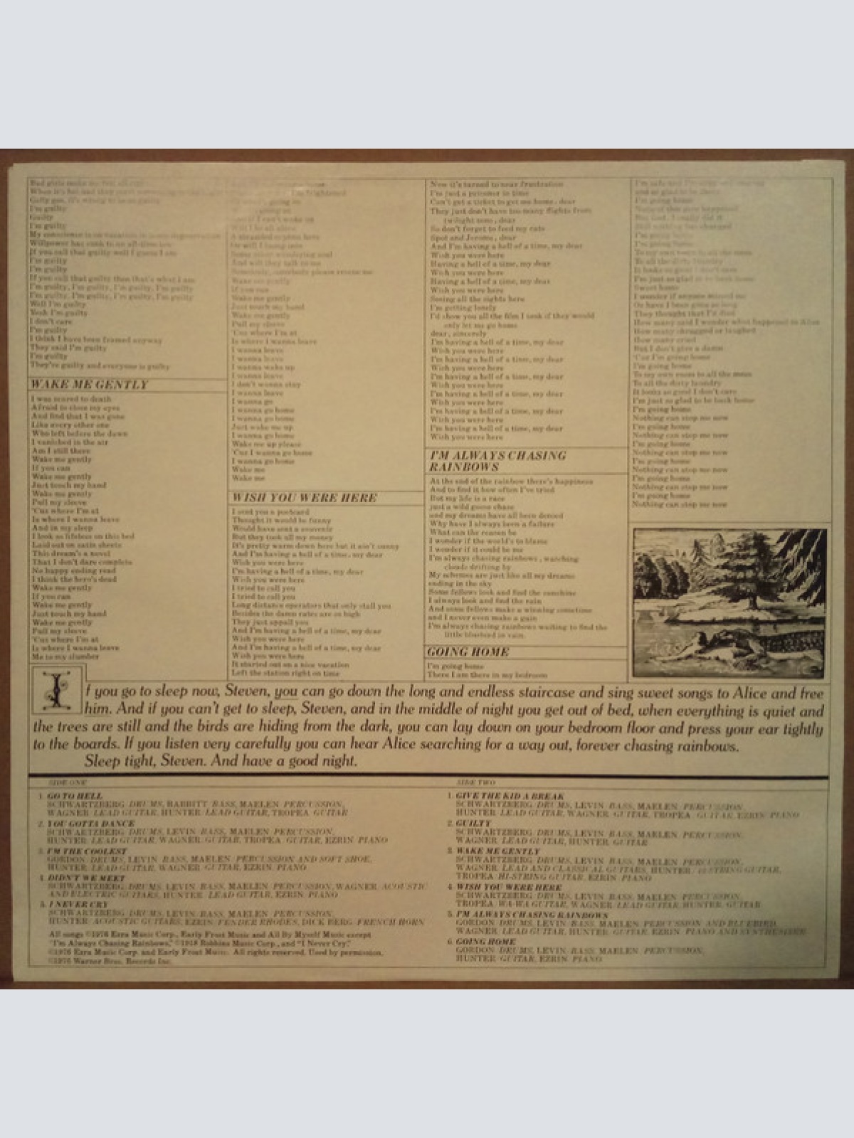 Vinyl / Alice Cooper (2) - Goes To Hell