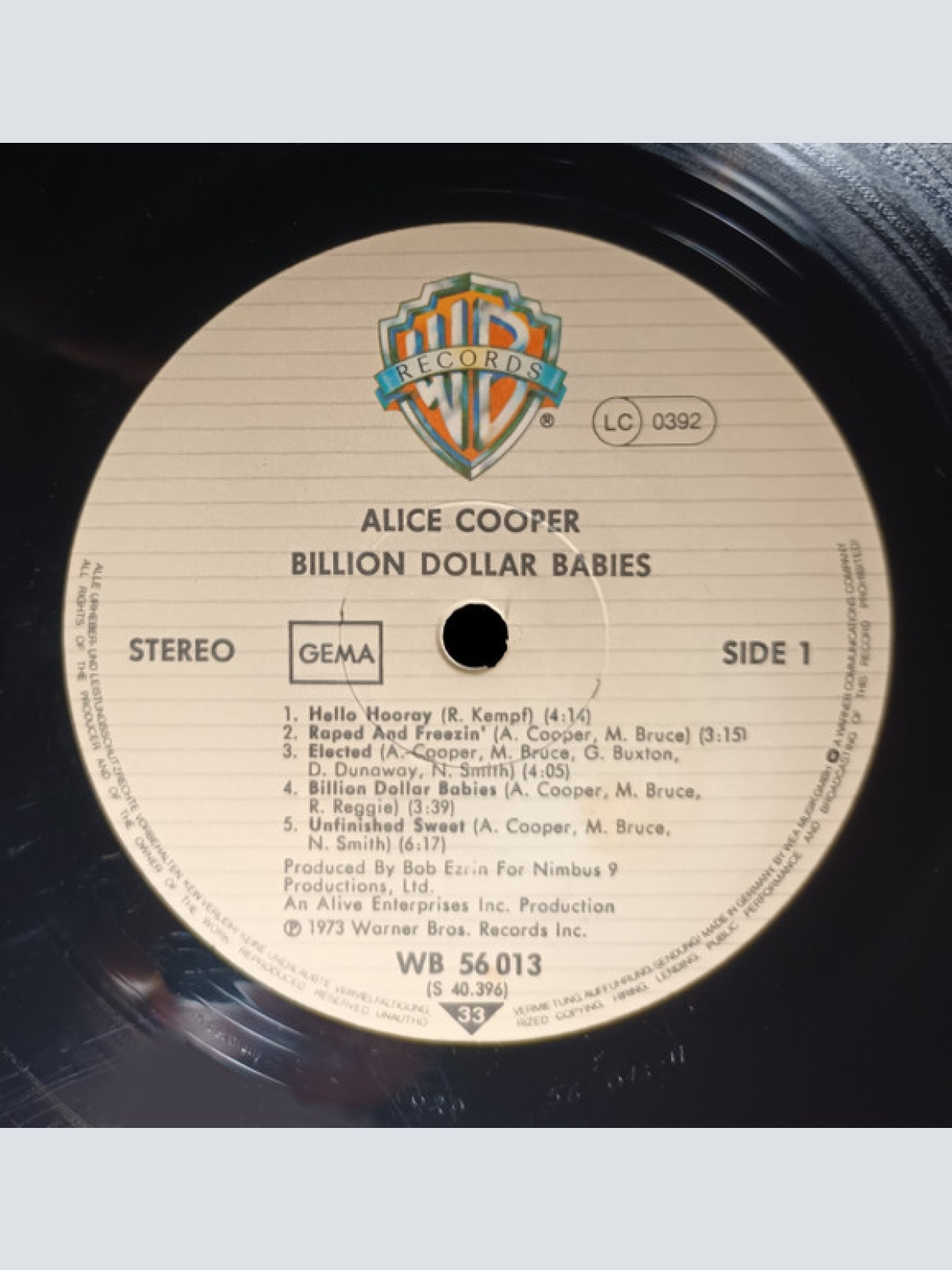 Vinyl / Alice Cooper - Billion Dollar Babies