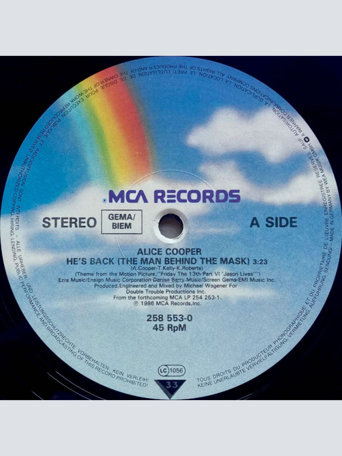 Vinyl / Alice Cooper (2) - He's Back (The Man Behind The Mask)