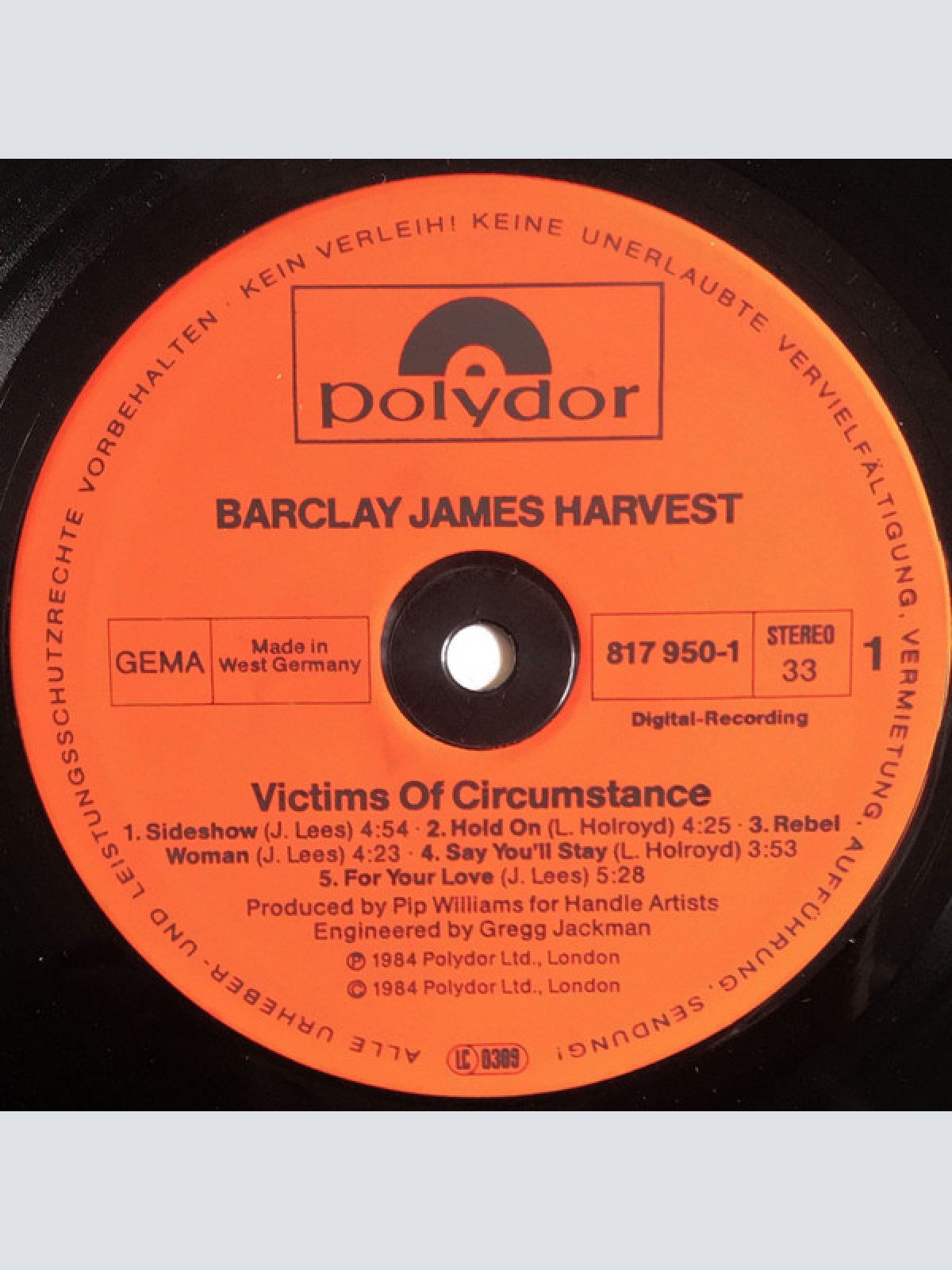 Vinyl / Barclay James Harvest - Victims Of Circumstance