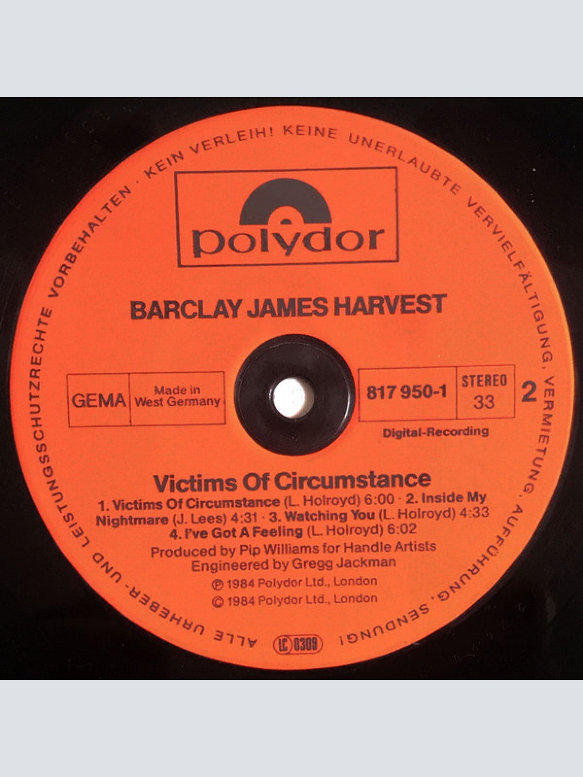 Vinyl / Barclay James Harvest - Victims Of Circumstance