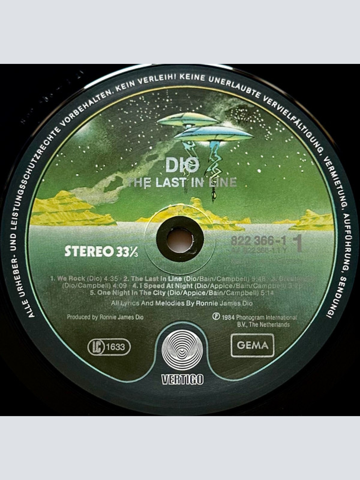 Vinyl / Dio (2) - The Last In Line