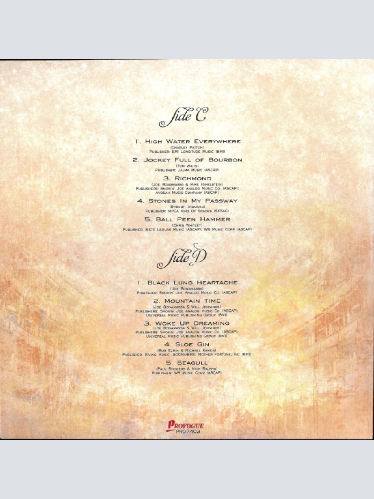 Vinyl / Joe Bonamassa - An Acoustic Evening At The Vienna Opera House