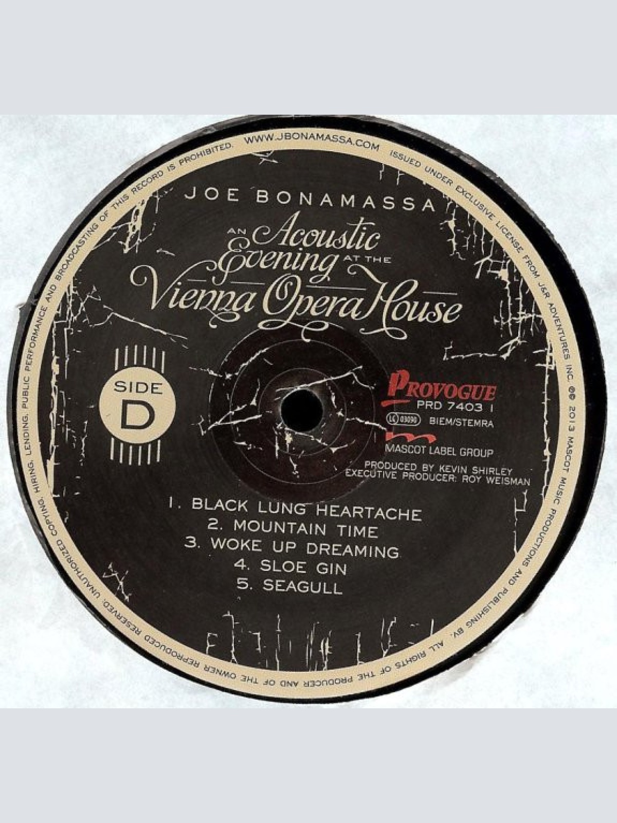 Vinyl / Joe Bonamassa - An Acoustic Evening At The Vienna Opera House