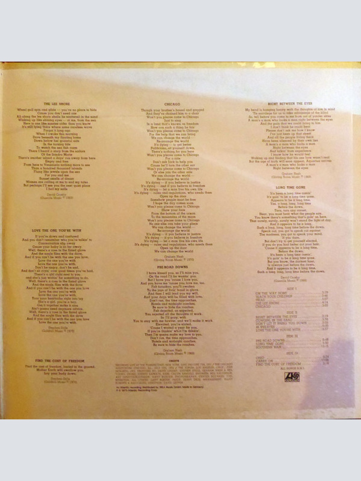 Vinyl / Crosby, Stills, Nash & Young - 4 Way Street