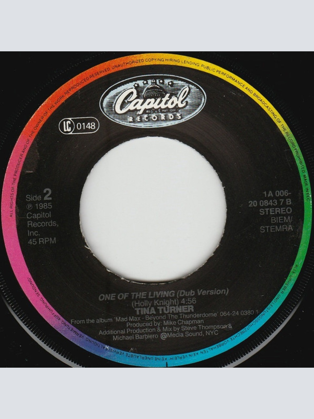 Vinyl / Tina Turner - One Of The Living