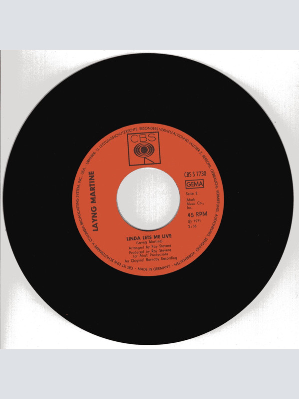 Vinyl / Layng Martine* - Come On Over To My House