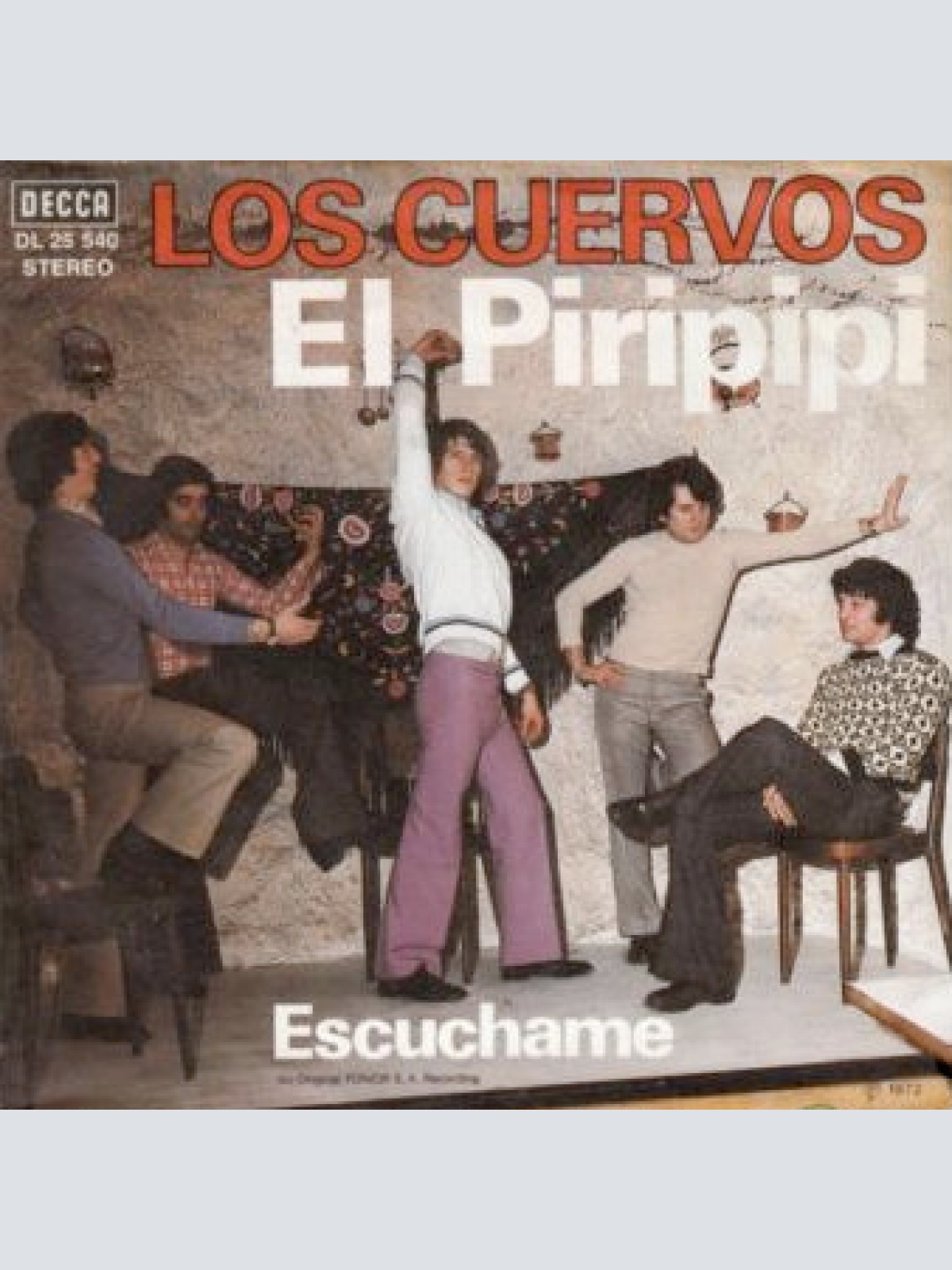 Vinyl / Los Cuervos - El Piripipi / Escuchame