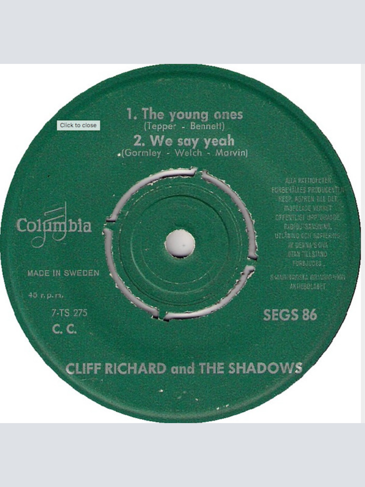 Vinyl / Cliff Richard And The Shadows* - The Young Ones