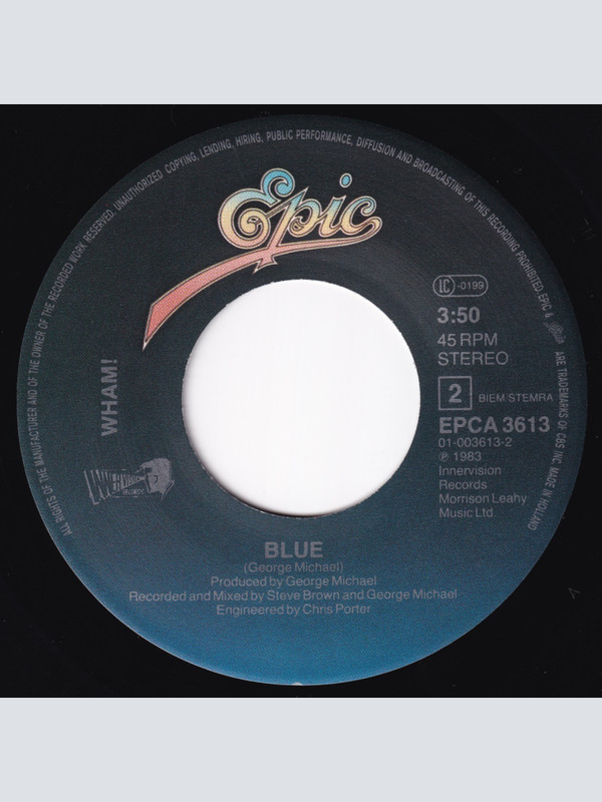 Vinyl / Wham! - Club Tropicana