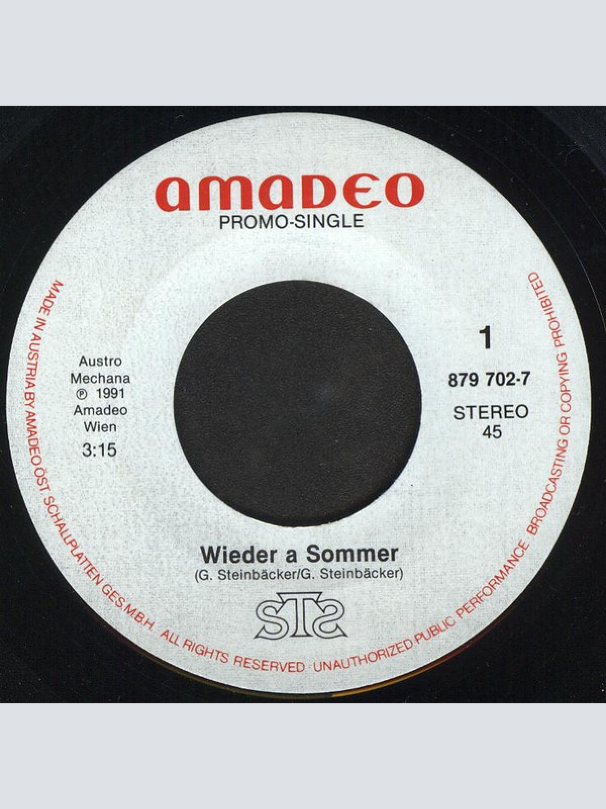 Vinyl / STS (3) - Wieder A Sommer