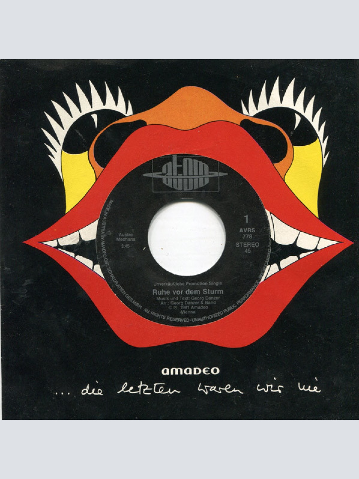 Vinyl / Georg Danzer - Ruhe Vor Dem Sturm