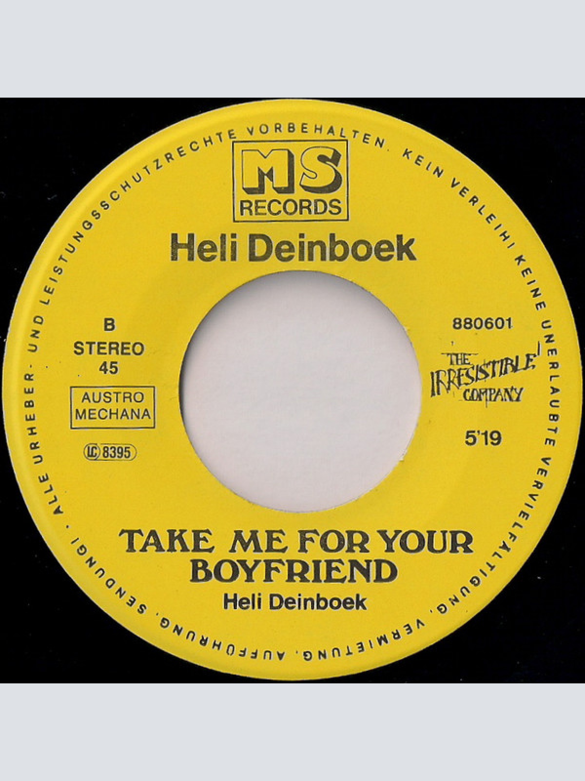 Vinyl / Heli Deinboek - Sail Away