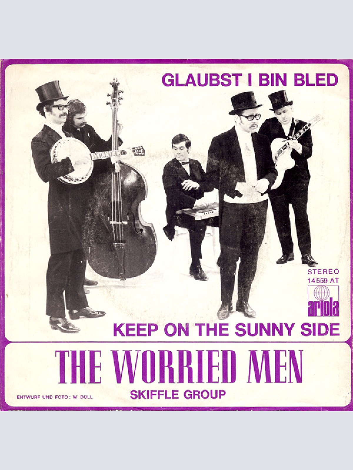 Vinyl / The Worried Men Skiffle Group* - Glaubst I Bin Bled / Keep On The Sunny Side