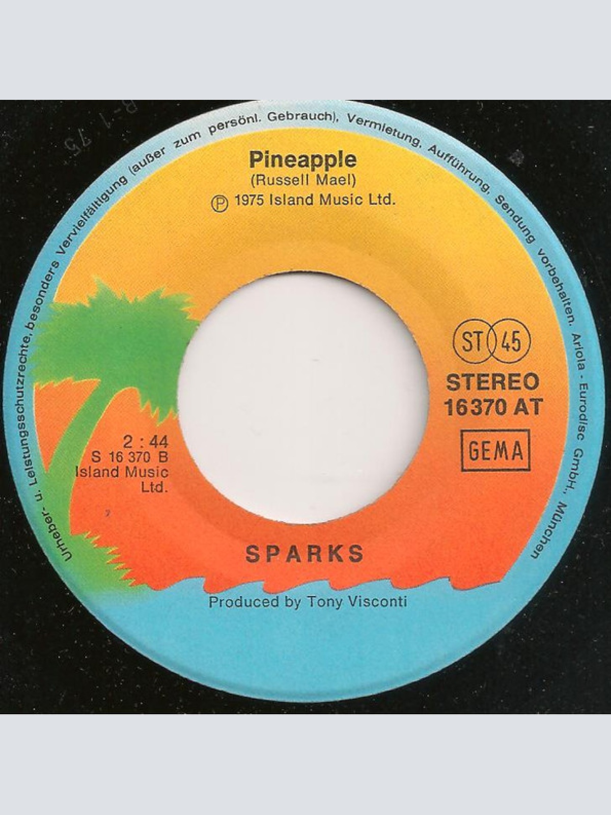 Vinyl / Sparks - Looks, Looks, Looks